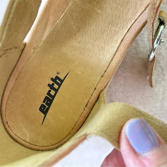 Earth Shoes 🩷 Hibiscus F Open Toe Casual Platform Sandals Peach Size 9 - Picture 11 of 14